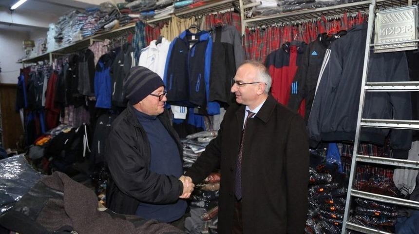 Başkan Yılmazer, Esnaflarla Bir Araya Geldi