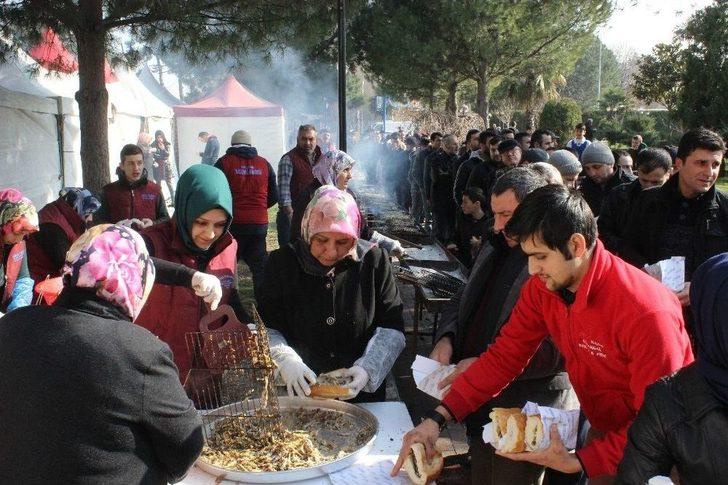 Tezgahta Kilosu 25 Lira Olan Hamsi Bedava Dağıtılınca İzdiham Yaşandı G5