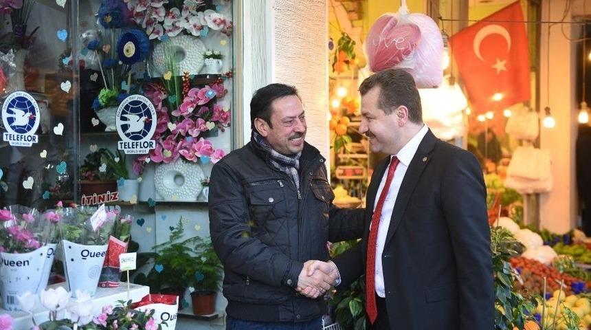 Başkan Yılmaz, Halkın İ&ccedil;inde