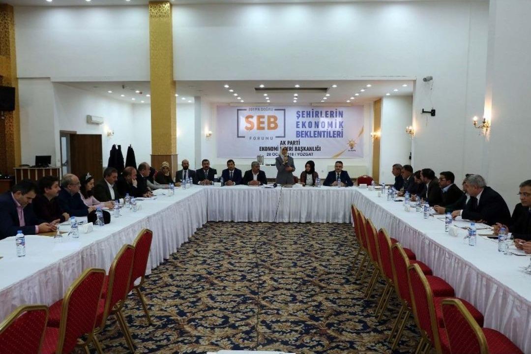 Yozgat&rsquo;ta Şehirlerin Ekonomik Beklentileri Formu D&uuml;zenlendi
