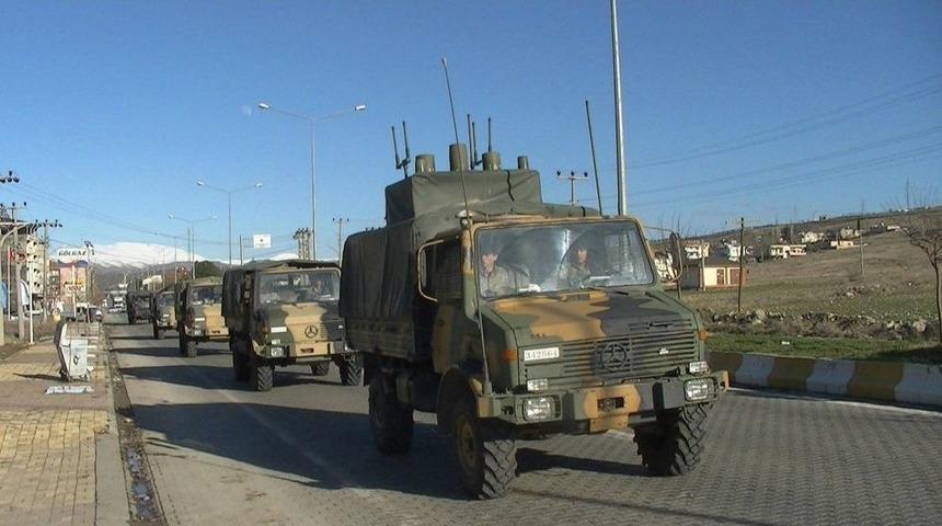 Afrin&rsquo;e Askeri Sevkiyat Devam Ediyor