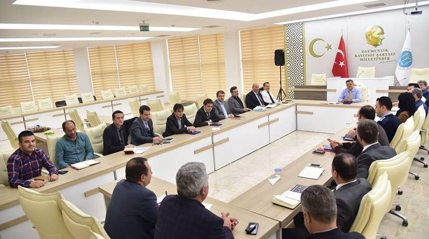 Başkan Belediyesi&rsquo;nde Haftalık İstişare Toplantısı