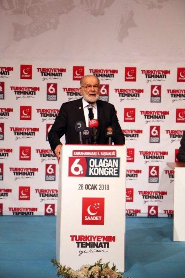 Sp Genel Başkanı Karamollaoğlu: “bu Bir Türk-kürt Problemi Değil”