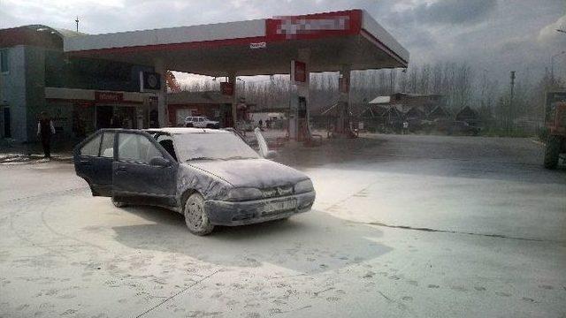 Akaryakıt İstasyonunda Korkutan Patlama 1