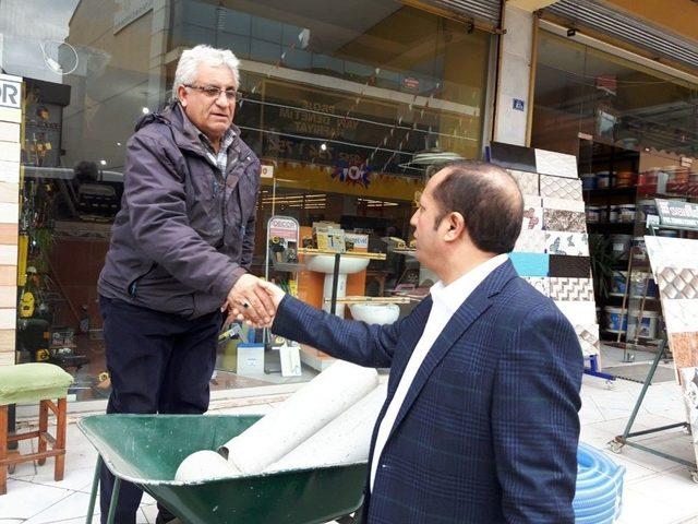 Başkan Toltar, Esnafa Hayırlı İşler Diledi