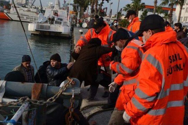 Mersin'de Denize Açilan 361 Mülteci Yakalandi