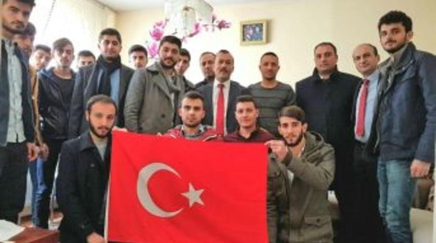 Afrin Gazisi Akpunar&rsquo;a Ziyaret