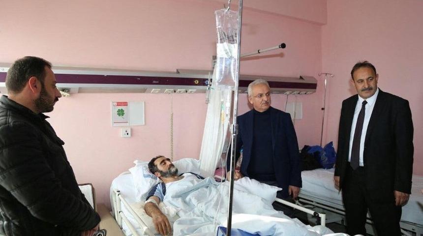 Başkan Başsoy&rsquo; Dan Hastahane Ziyareti