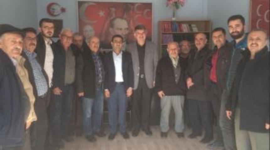 Ak Parti &Uuml;rg&uuml;p İl&ccedil;e Teşkilatı Mhp İl&ccedil;e Başkanlığını Ziyaret Etti