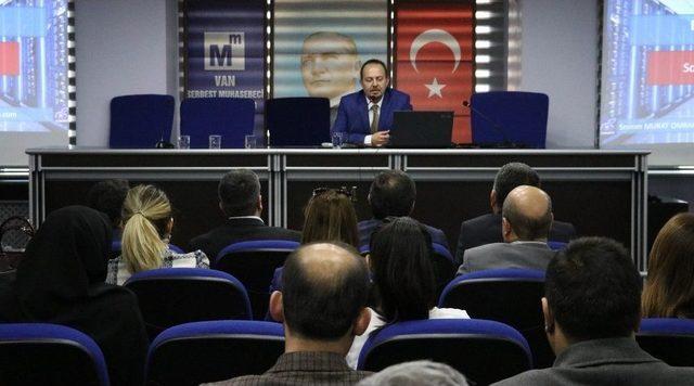 Van&rsquo;da &lsquo;dijital Muhasebe Ve Vergide G&uuml;ndem&rsquo; Semineri 2