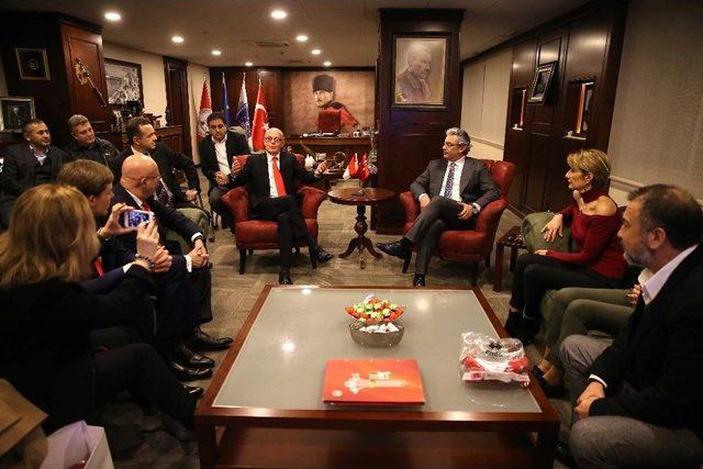 Karşıyaka Belediyesi Başbakan Telle&rsquo;yi Ağırladı 1
