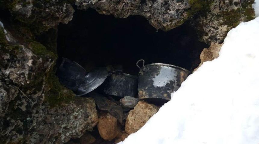 Tunceli&rsquo;de 3 Sığınak İmha Edildi