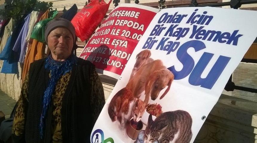 Sokak Hayvanları İ&ccedil;in İkinci El Eşyaları Satıyor