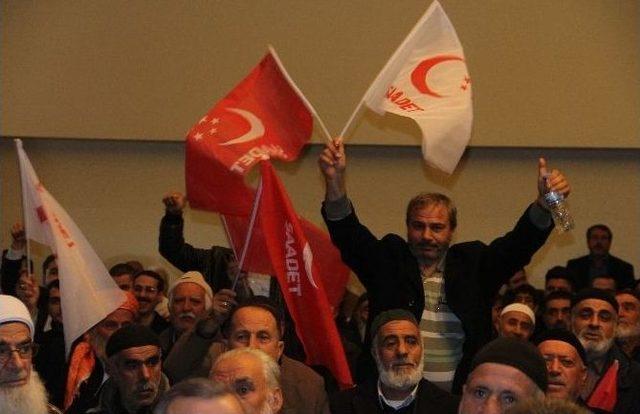 Saadet Partisi Genel Başkanı Kamalak Elazığ’da