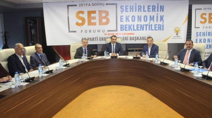 Adıyaman&rsquo;da Şehirlerin Ekonomik Beklentileri Forumu