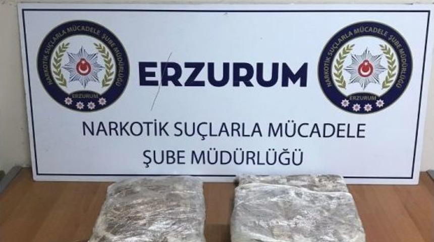 Erzurum&rsquo;da Uyuşturucu Ticareti Yapan 2 Kişi Tutuklandı