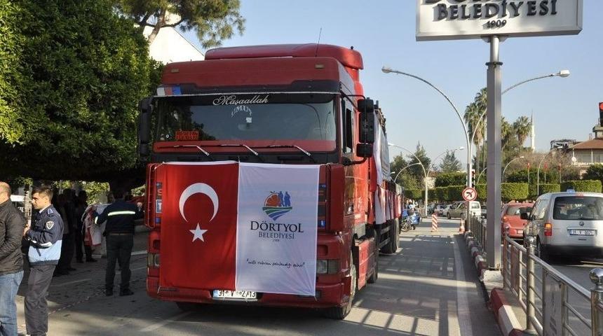 Mehmet&ccedil;iğe 20 Ton Narenciye G&ouml;nderildi