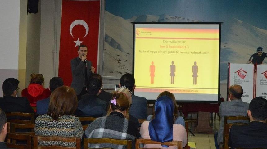 Erzurum&rsquo;da &lsquo;kadına Y&ouml;nelik Şiddetle M&uuml;cadele&rsquo; Semineri