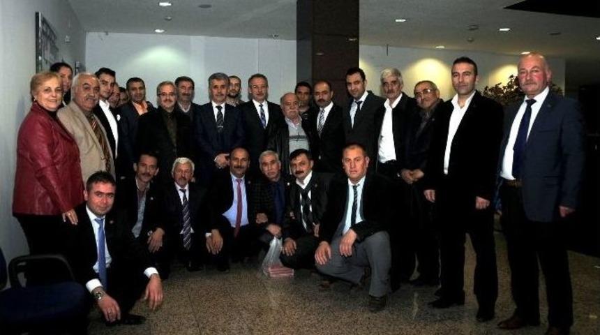 Mamaklı Muhtarlardan Teşekk&uuml;r Ziyareti