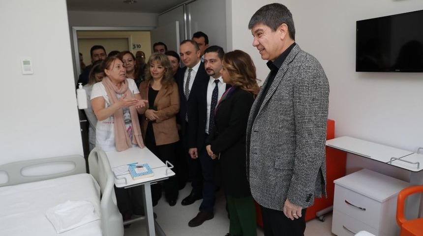 En&ccedil;, Palyatif Yatılı Bakım Merkezini Ziyaret Etti.