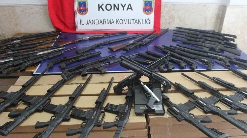 Beyşehir&rsquo;de Silah Operasyonu