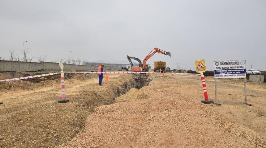 Diski 22 Kilometre Kanalizasyon Şebekesi D&ouml;ş&uuml;yor