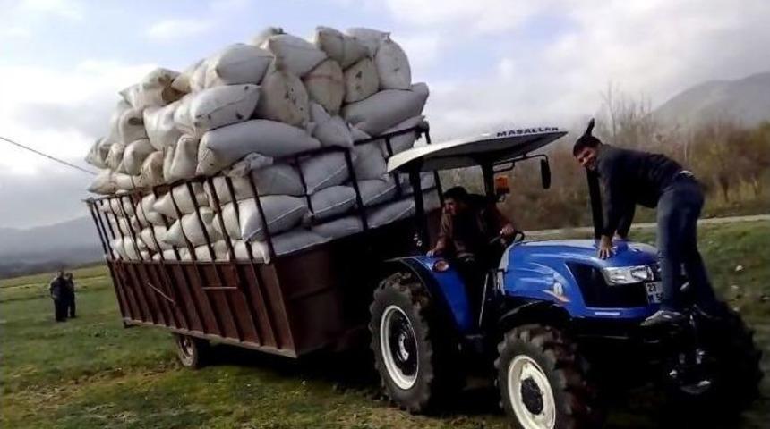 Trakt&ouml;r Kazası Kameraya Yansıdı