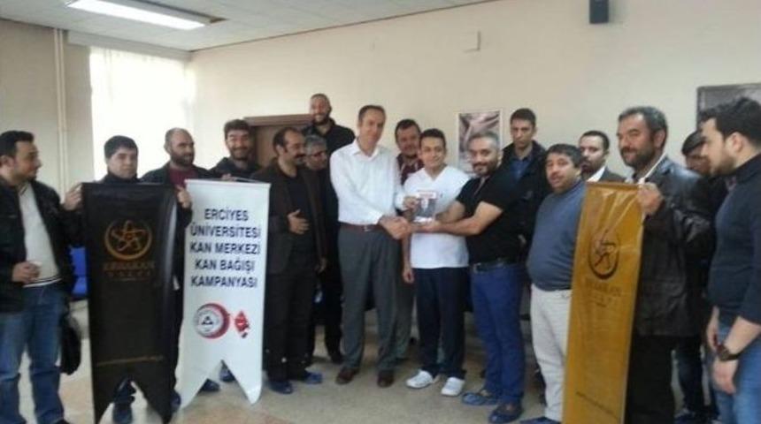 Kayseri Erbakan Vakfı&rsquo;ndan Kan Bağışı