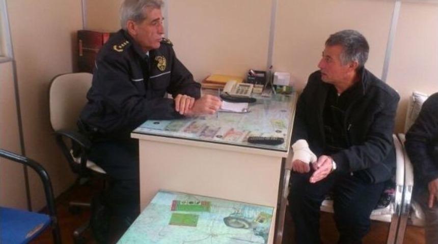 Tarancı&rsquo;dan Taksiciye Ge&ccedil;miş Olsun Ziyareti