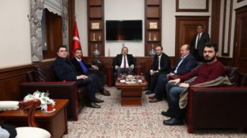 Ak Parti Bayburt Milletvekili Kavcıoğlu, Vali Pehlivan&rsquo;ı Ziyaret Etti