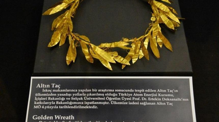 Altın Ta&ccedil; Ve Dağ Ke&ccedil;isi Fig&uuml;r&uuml; T&uuml;rkiye&rsquo;ye Getirildi