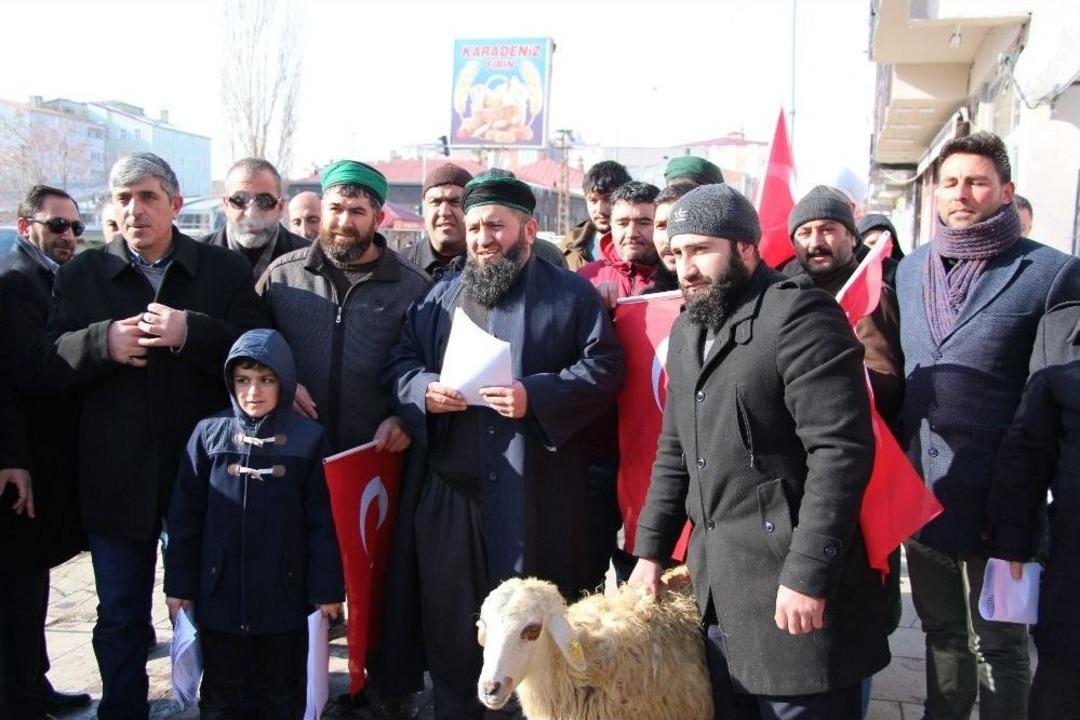 Kars&rsquo;tan Zeytin Dalı Harekatı&rsquo;na Destek