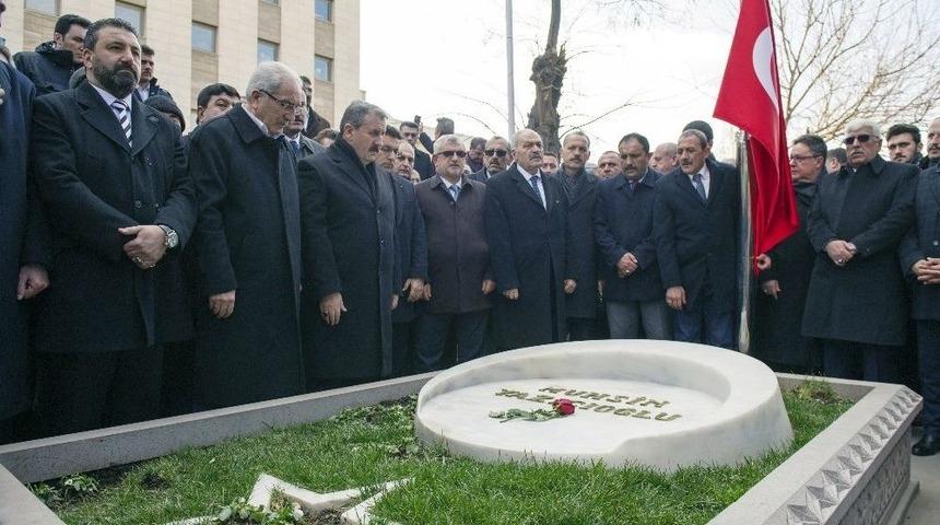 Bbp&rsquo;nin 25. Kuruluş Yıl D&ouml;n&uuml;m&uuml;nde Muhsin Yazıcıoğlu Kabri Başında Anıldı