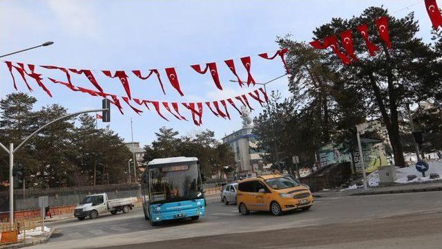 Büyükşehir’den Afrin Harekâtı’na Bayraklı Destek