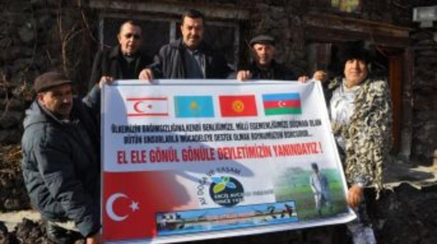 Erciş Avcılar Derneği&rsquo;nden Zeytin Dalı Operasyonuna Destek