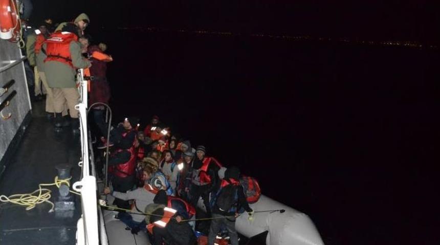 92 G&ouml;&ccedil;men Yasadışı Yol İle Ge&ccedil;meye &Ccedil;alışırken Yakalandı