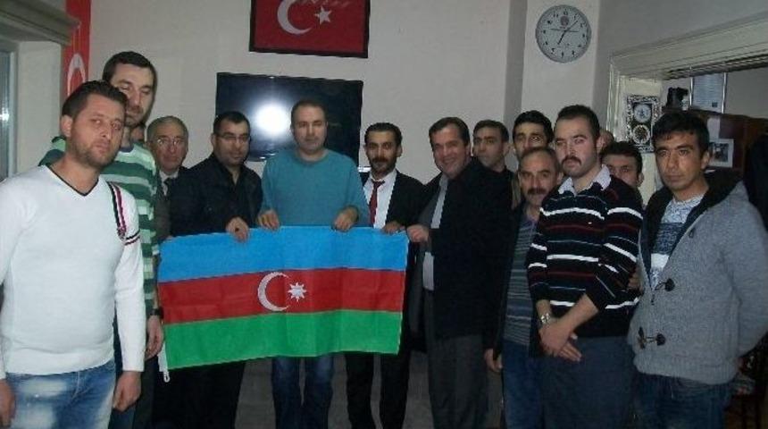 Eskişehir Azerbaycanlılar Derneği&rsquo;nden Eskişehir &Uuml;lk&uuml;c&uuml; İş&ccedil;iler Derneği&rsquo;ne Ziyaret