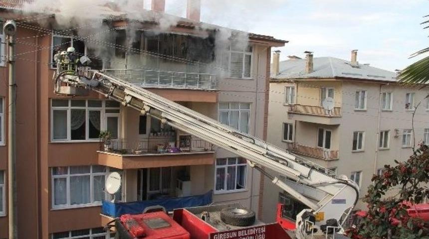 Giresun&rsquo;da Yangın: 1 Yaralı