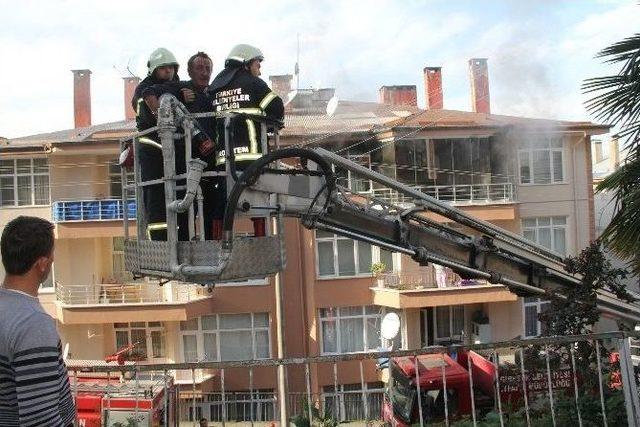 Giresun’da Yangın: 1 Yaralı