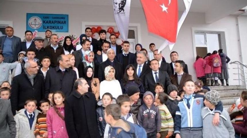 Sarıkamış&rsquo;ta Yapımı Tamamlanan K&ouml;y İlkokulları Hizmete A&ccedil;ıldı