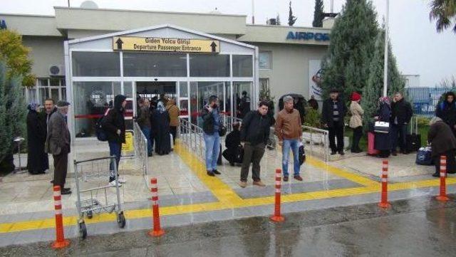 Kahramanmaraş&rsquo;Ta U&ccedil;aklara Sis Ve Yağış Engeli 1