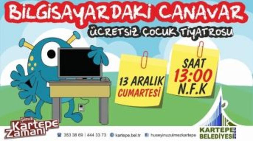 Kartepe&rsquo;de &Ccedil;ocuk Tiyatrosu G&ouml;sterileri Devam Ediyor