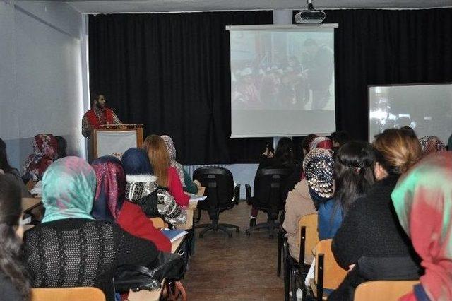 Sungurlu Myo’da Kan Bağışı Konulu Konferans