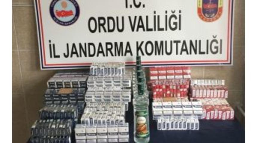 Ordu&rsquo;da Yolcu Otob&uuml;s&uuml;nde Ka&ccedil;ak Sigara Ele Ge&ccedil;ti