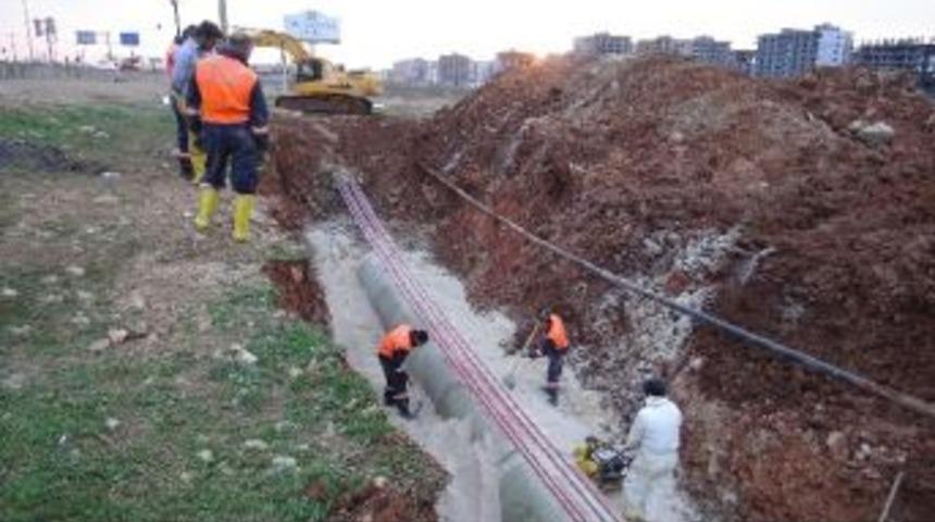Mardin&rsquo;de Patlayan Su Borusu Onarıldı