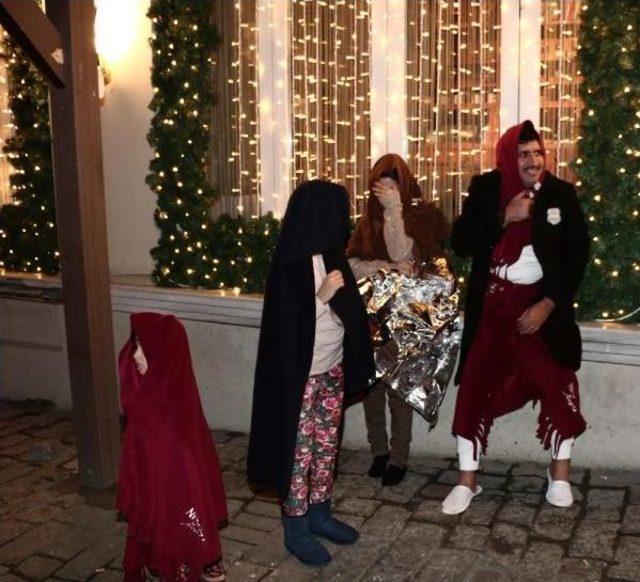 Lüks Otelde Yangın Paniği 2