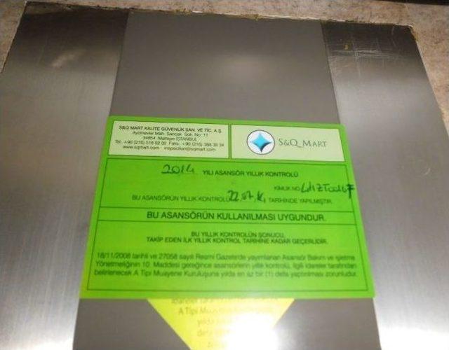 İzmit&rsquo;te Bin 344 Asans&ouml;r Tehlikeli 1
