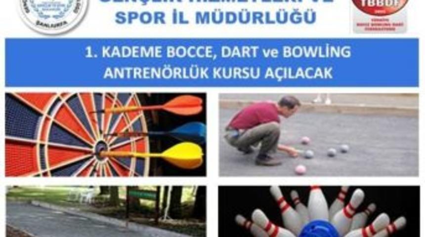 Bocce, Bowling Ve Dart 1. Kademe Antren&ouml;r Kursu A&ccedil;ılıyor
