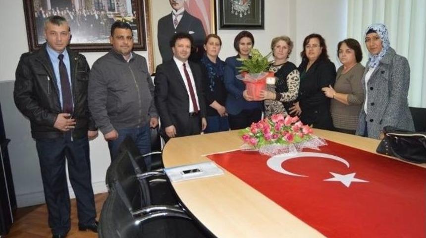 Kirazlı Kosgeb Kursiyerlerinden Başkan &Ouml;z&ccedil;ınar&rsquo;a Teşekk&uuml;r