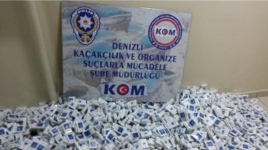 Denizli&rsquo;de G&uuml;mr&uuml;k Ka&ccedil;ağı 2 Bin 190 Paket Sigara Ele Ge&ccedil;irildi